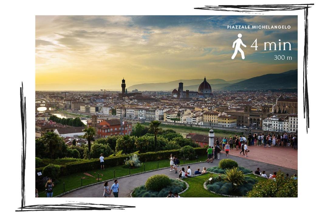 Апартаменти Elegante Casa Ai Piedi Di Piazzale Michelangelo Флоренція Екстер'єр фото